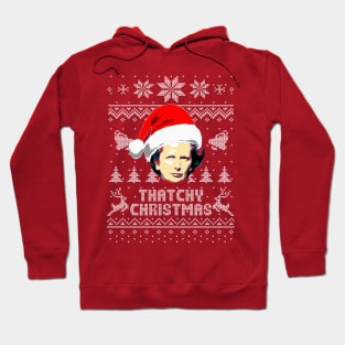 Margaret Thatcher Thatchy Christmas Hoodie